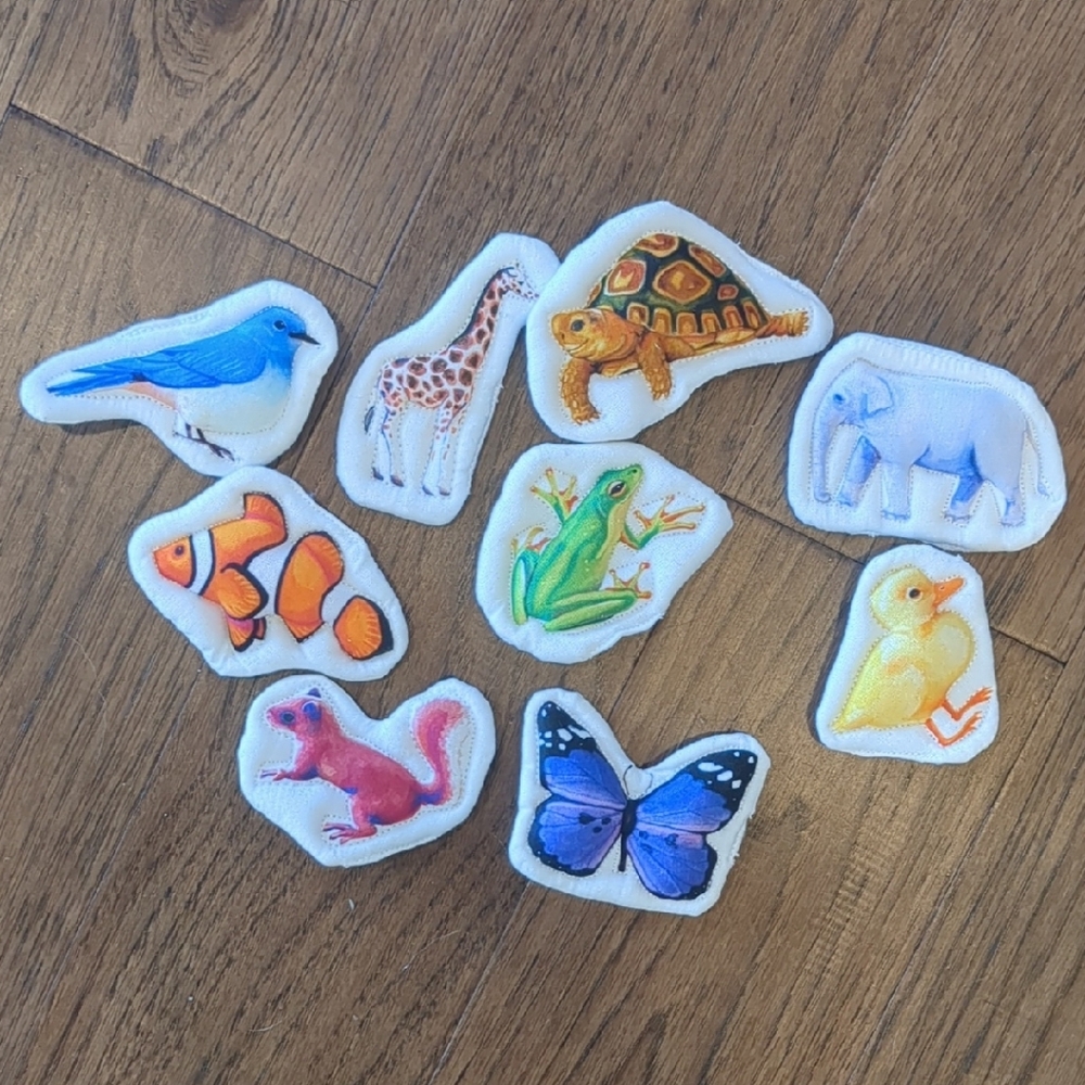 Colorful Animal Patches Set